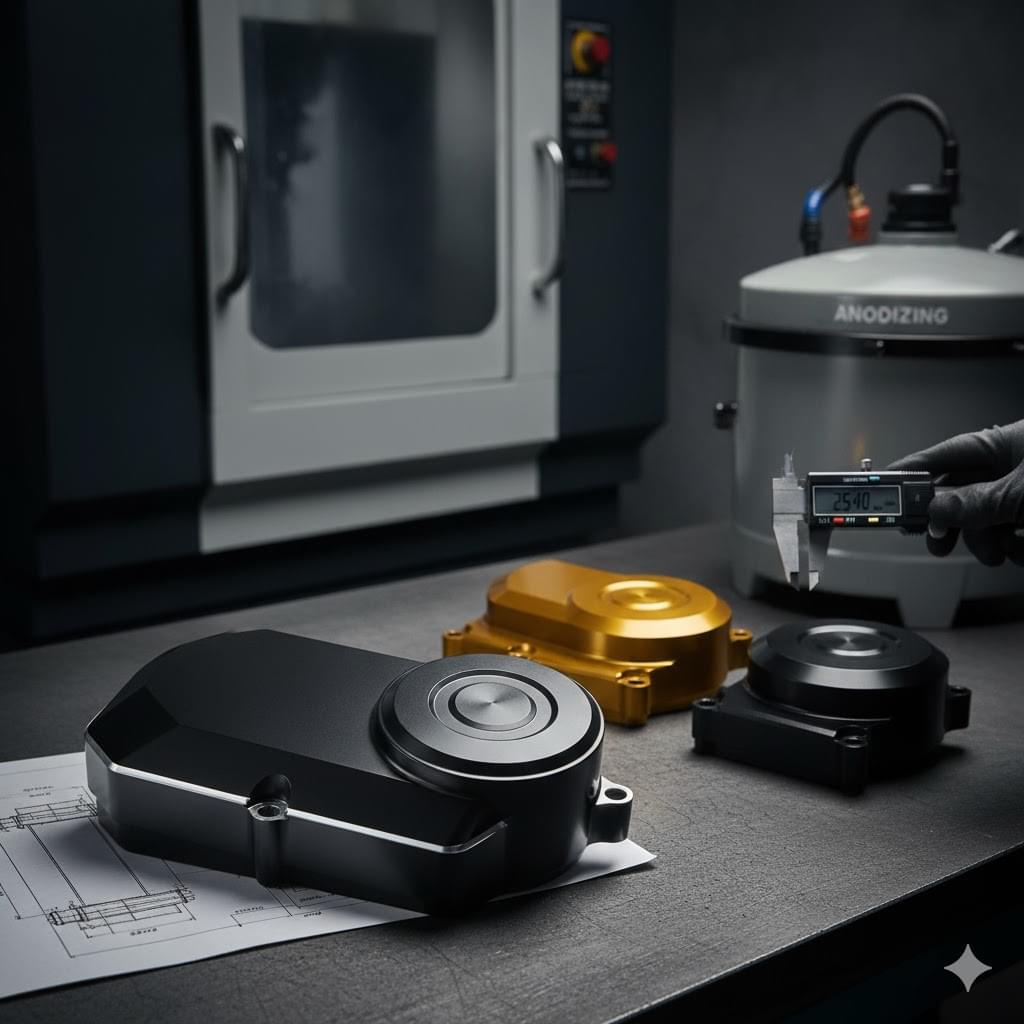 CNC machined aluminum motorcycle engine cover with anodized finish CNC machined aluminum motorcycle engine cover with anodized finish