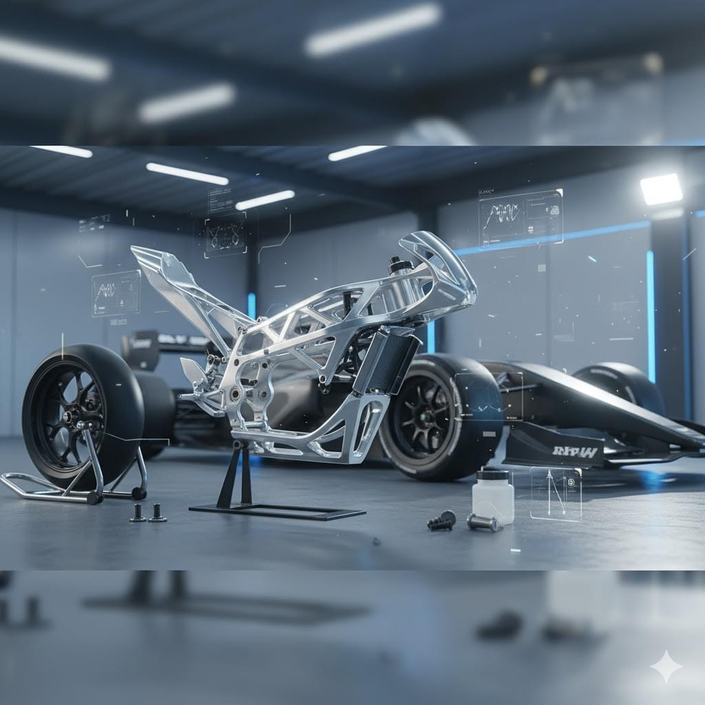 lightweight motorcycle performance concept background with racing elements and aerodynamic design lightweight motorcycle performance concept background with racing elements and aerodynamic design
