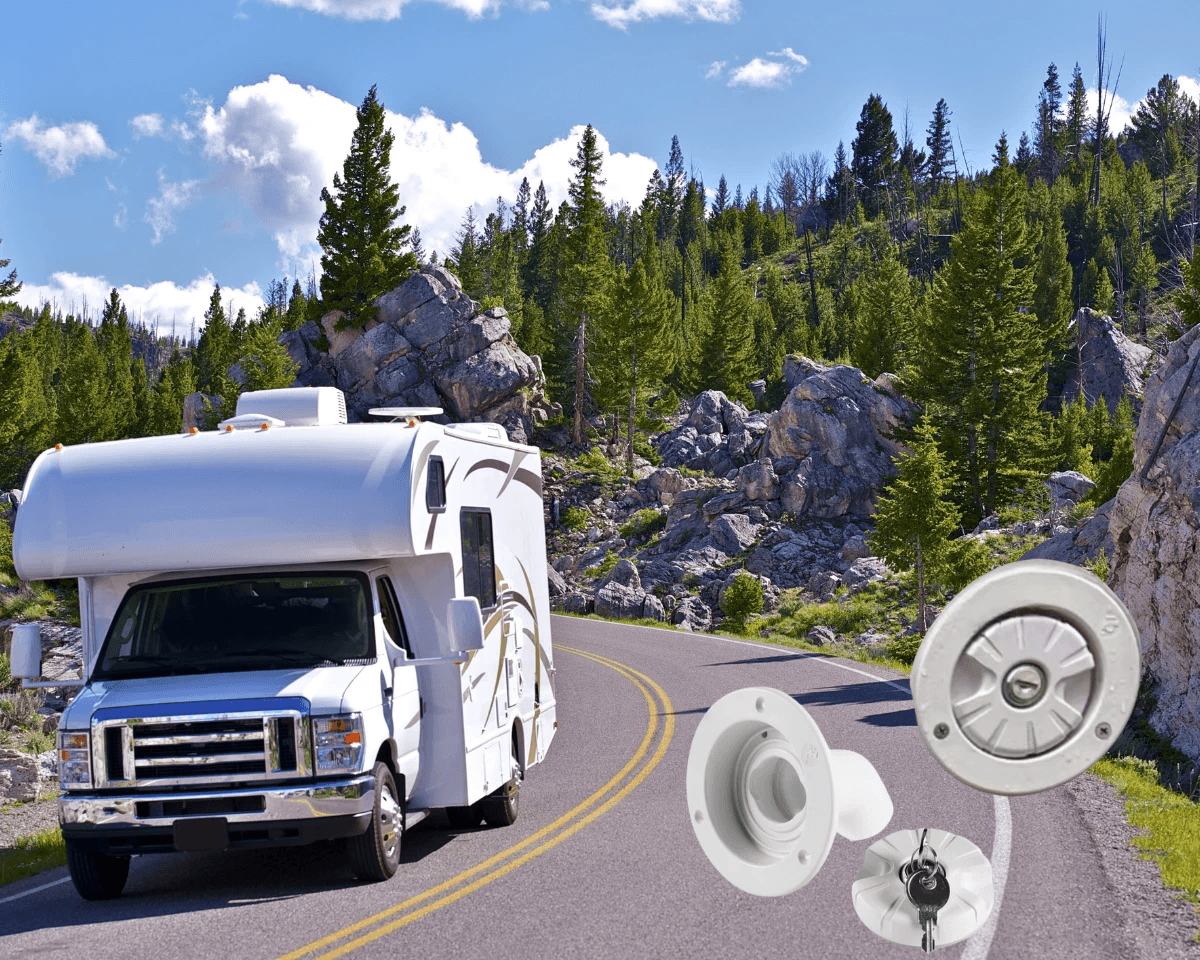 RV fuel tank cap RV fuel tank cap