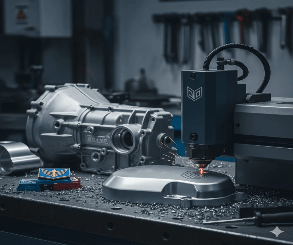 laser marking, logo badges laser marking, logo badges