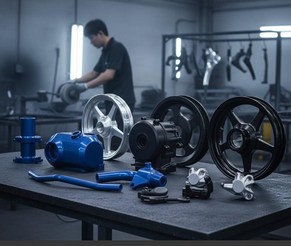 powder coating aluminum parts for automotive and motorcycle applications powder coating aluminum parts for automotive and motorcycle applications