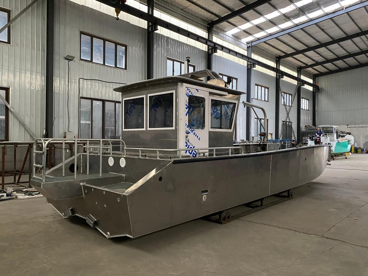 Weisidun Yacht designs and builds premium aluminum fishing, work, patrol, utility, and passenger boats. Weisidun Yacht designs and builds premium aluminum fishing, work, patrol, utility, and passenger boats.