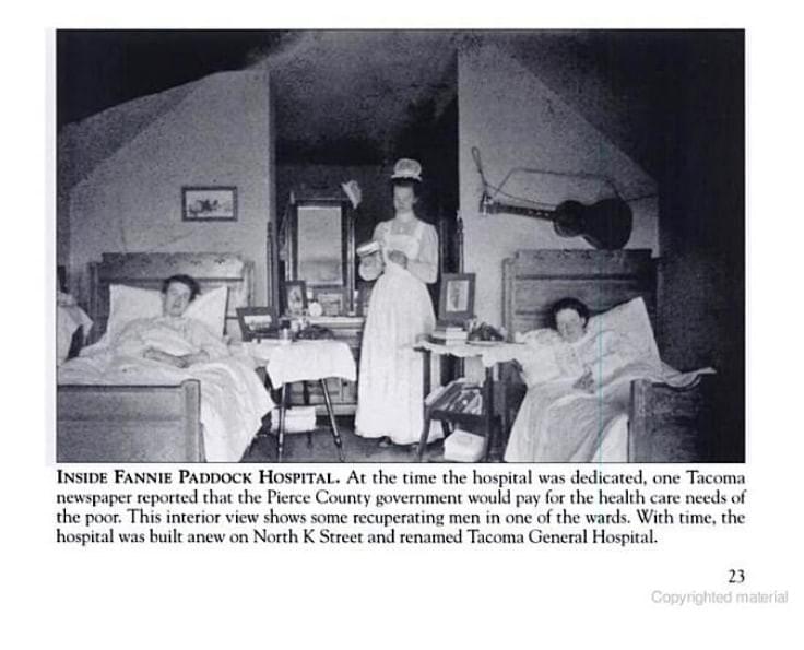 Inside Fannie Paddock Hospital, Image courtesy of MultiCare Inside Fannie Paddock Hospital, Image courtesy of MultiCare