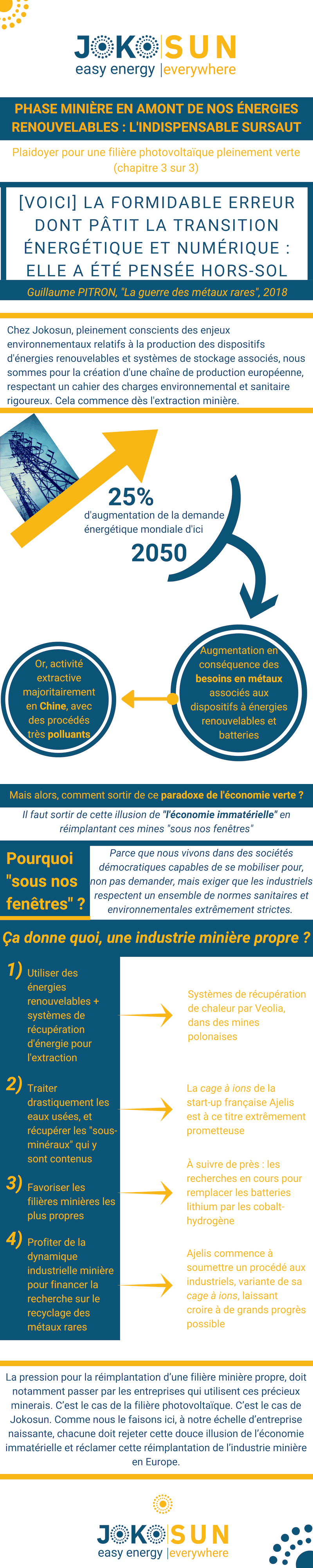 Les enjeux environnementaux et stratégiques de la reprise en main par l'Europe de son industrie des énergies renouvelables Les enjeux environnementaux et stratégiques de la reprise en main par l'Europe de son industrie des énergies renouvelables