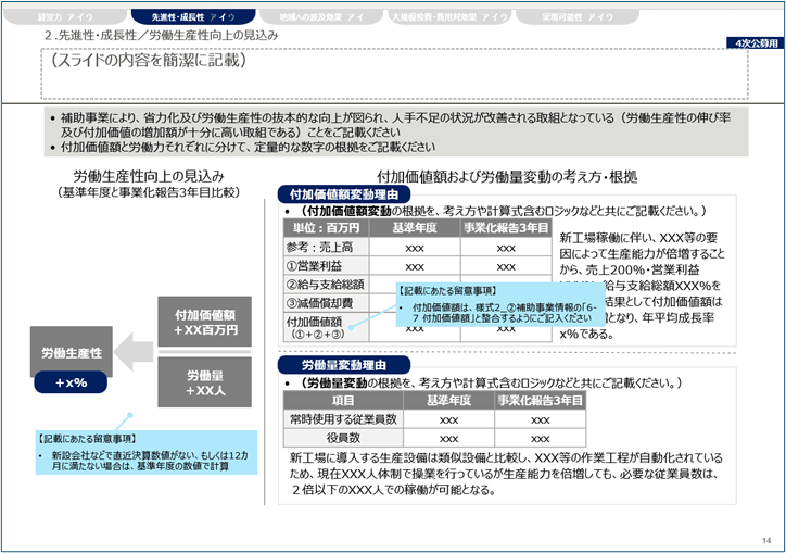 大規模成長投資補助金 成長投資計画の形式的特徴 大規模成長投資補助金 成長投資計画の形式的特徴