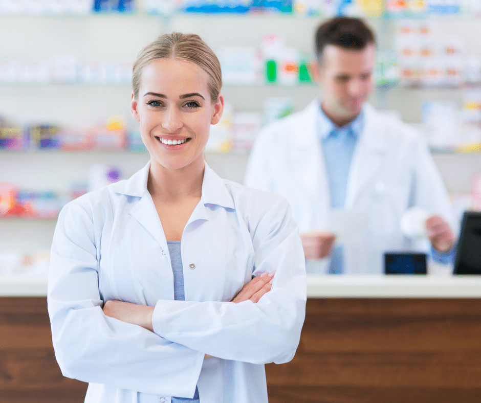 Male and Femal Pharmacists at InHealth Specialty Pharmacy Fargo, ND Male and Femal Pharmacists at InHealth Specialty Pharmacy Fargo, ND