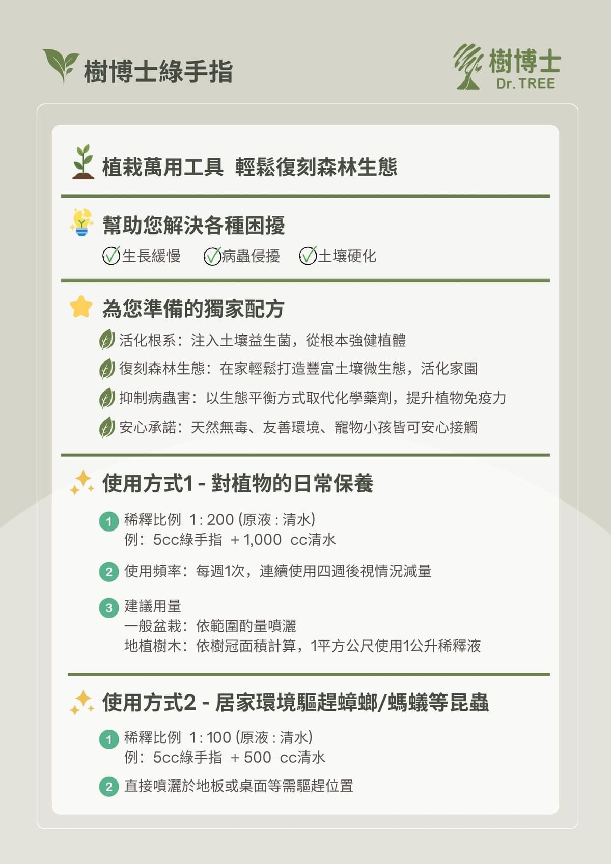 樹博士 綠手指
