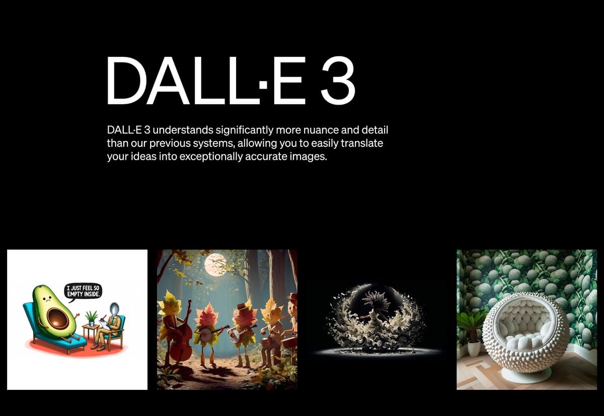 DALL·E 3详细介绍 DALL·E 3详细介绍