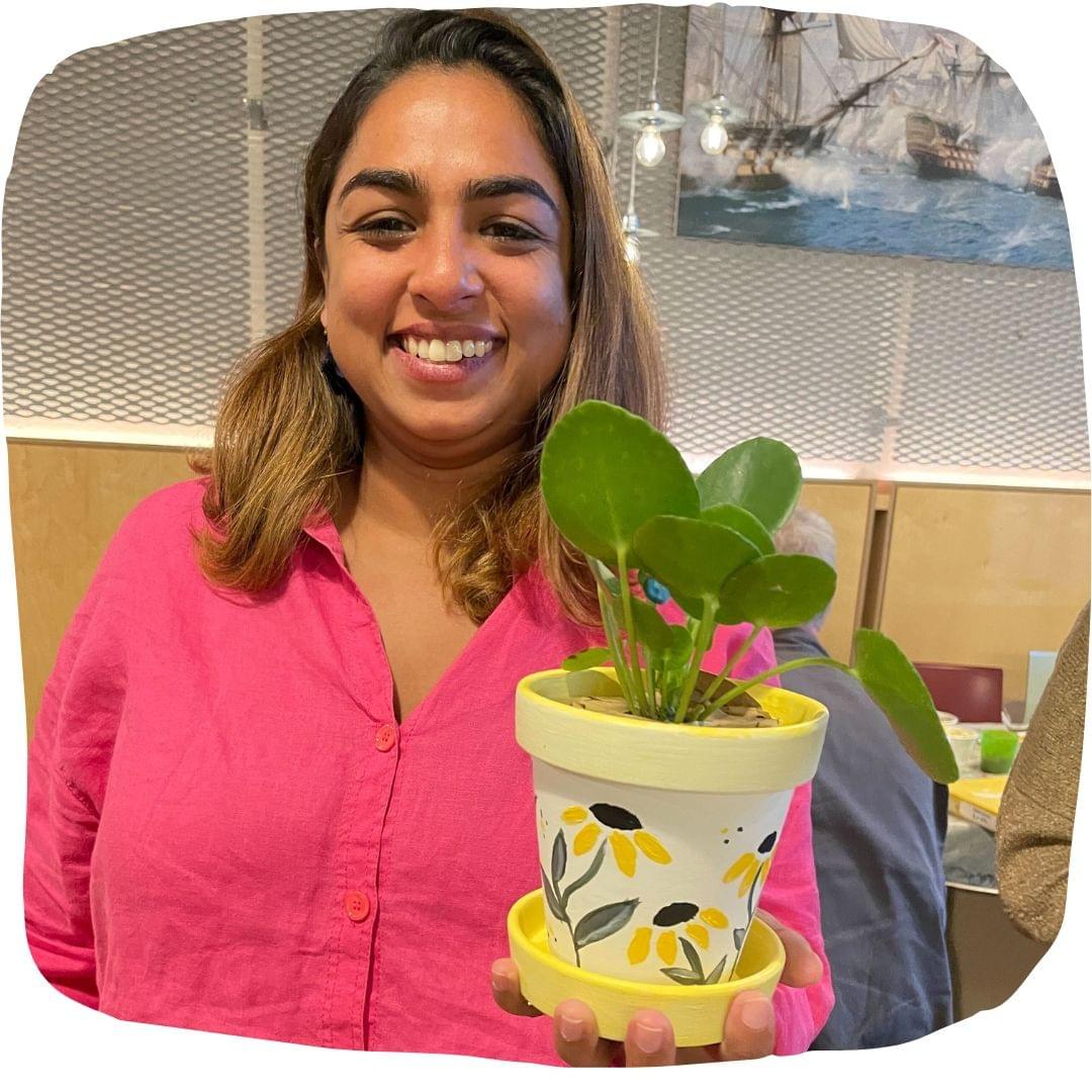 Creative team building ideas london macrame plant pot painting Creative team building ideas london macrame plant pot painting
