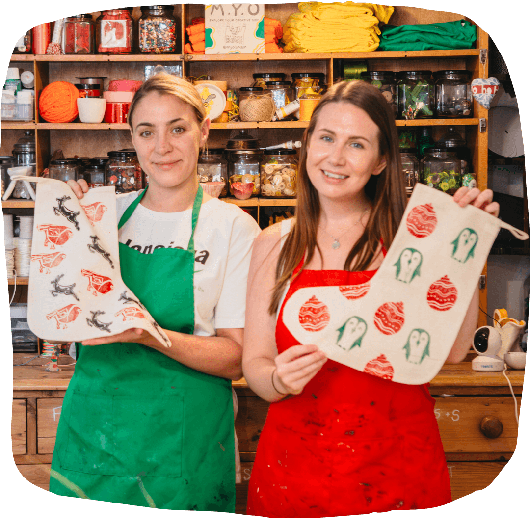 Creative team building Christmas stockings ideas London  Creative team building Christmas stockings ideas London