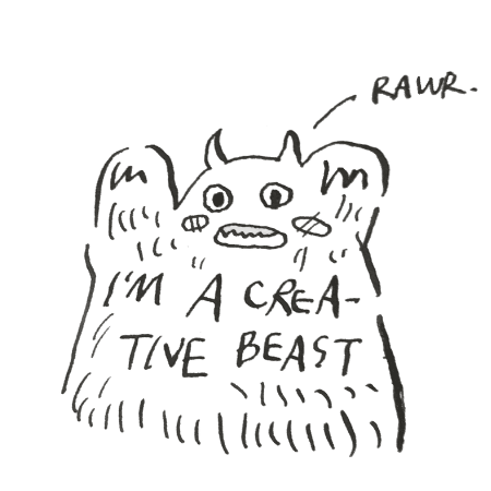 I am a creative beast image I am a creative beast image