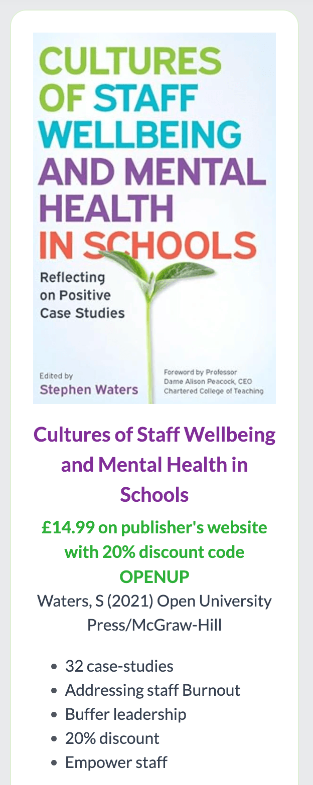 Benefit from insights and advice from mental health professionals dedicated to fostering a supportive school environment. Expert Guidance What We Offer Teach Well Toolkit is a dedicated wellbeing support platform for UK schools, helping teachers and pupils thrive through practical mental health resources, expert guidance, and evidence-based programmes. Designed for busy educators, it offers accessible tools to reduce stress, strengthen resilience, and create healthier learning environments. Led by Steve Waters, a recognised advocate for teacher wellbeing, the Toolkit empowers school leaders and staff to build a culture of care, connection, and sustainable wellbeing for their entire school community.