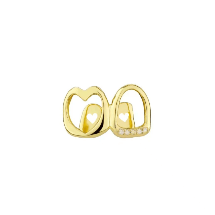 Make Your Smile Shine with Hollow Heart Grillz Make Your Smile Shine with Hollow Heart Grillz