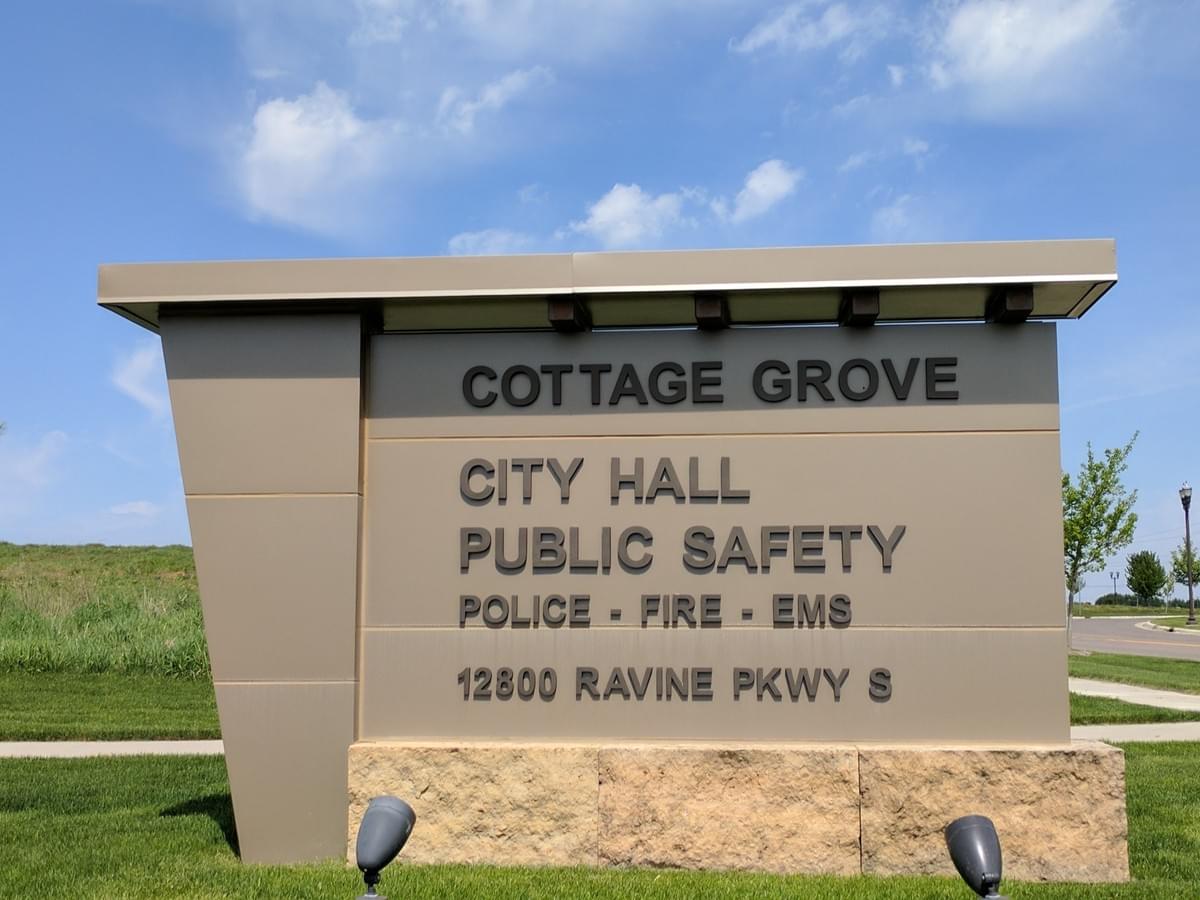 Public Safety Sign in Cottage Grove Public Safety Sign in Cottage Grove