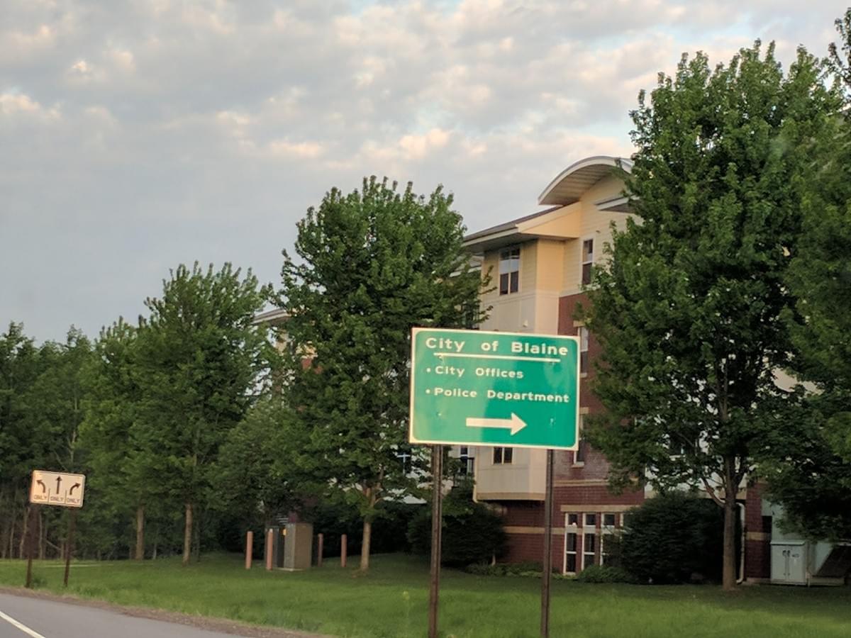 City Sign in Blaine City Sign in Blaine