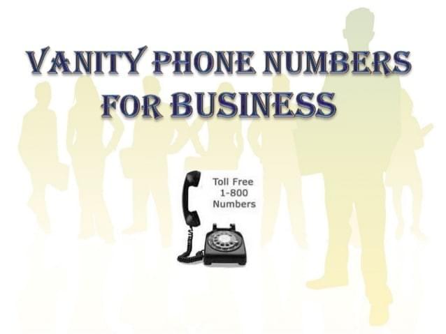 vanity number for business vanity number for business