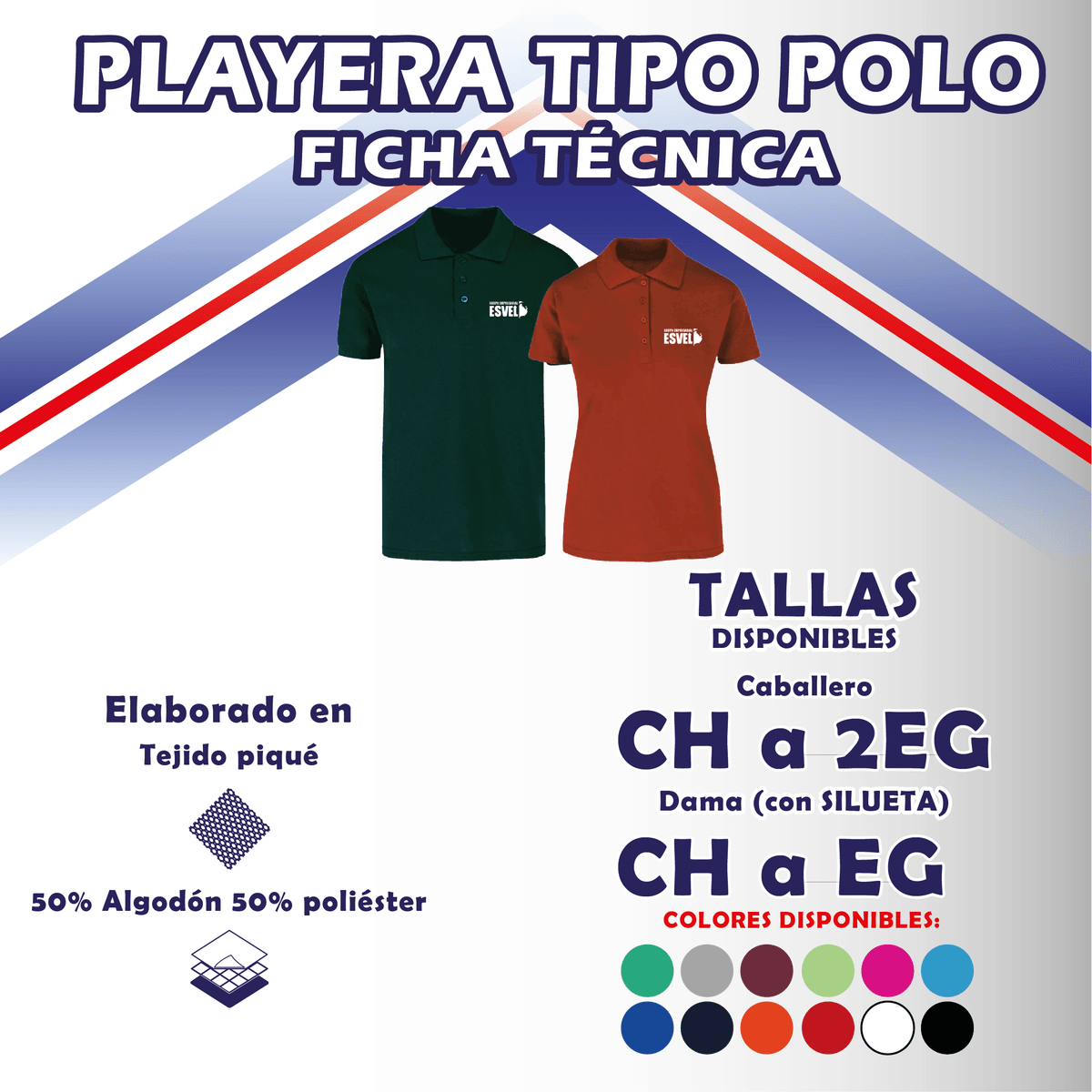 Playeras tipo Polo