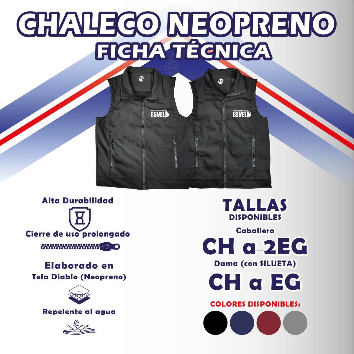Chaleco de Neopreno