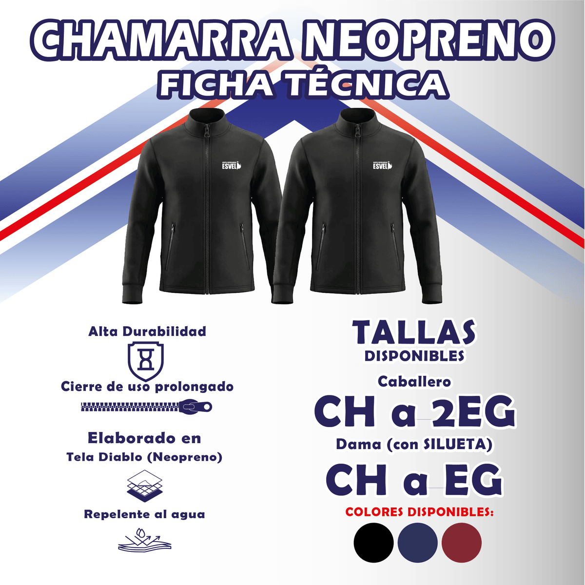 Chamarra de Neopreno