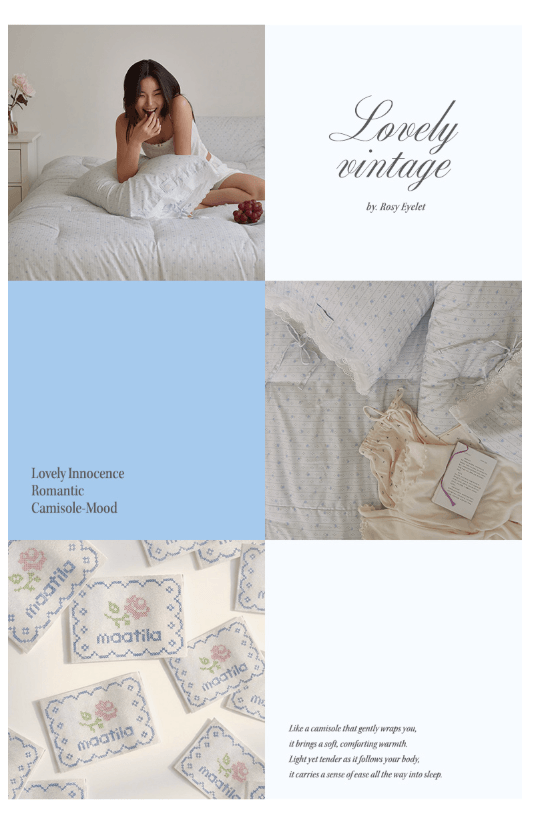 Baby bloom - lovely vintage 無塵四季被 (韓國製)