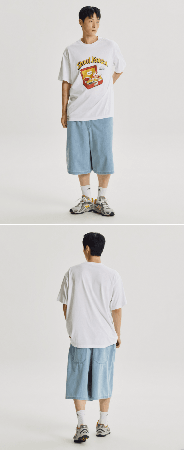 NEW BALANCE (首爾限定) UNI NB KOREA FOOD Short Sleeve T-Shirt (SEMI OVER FIT)