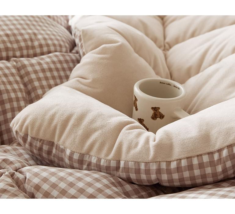 (冬天厚版) coco beige-hug me 無塵四季被 (韓國製)