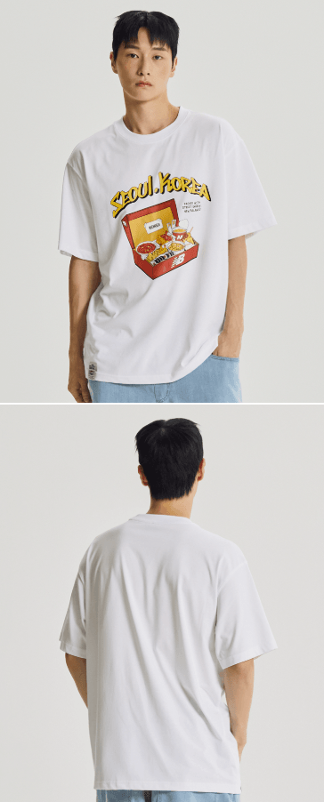NEW BALANCE (首爾限定) UNI NB KOREA FOOD Short Sleeve T-Shirt (SEMI OVER FIT)