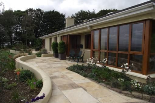 Patio, path and planting in private garden - Natural Landscapers Patio, path and planting in private garden - Natural Landscapers