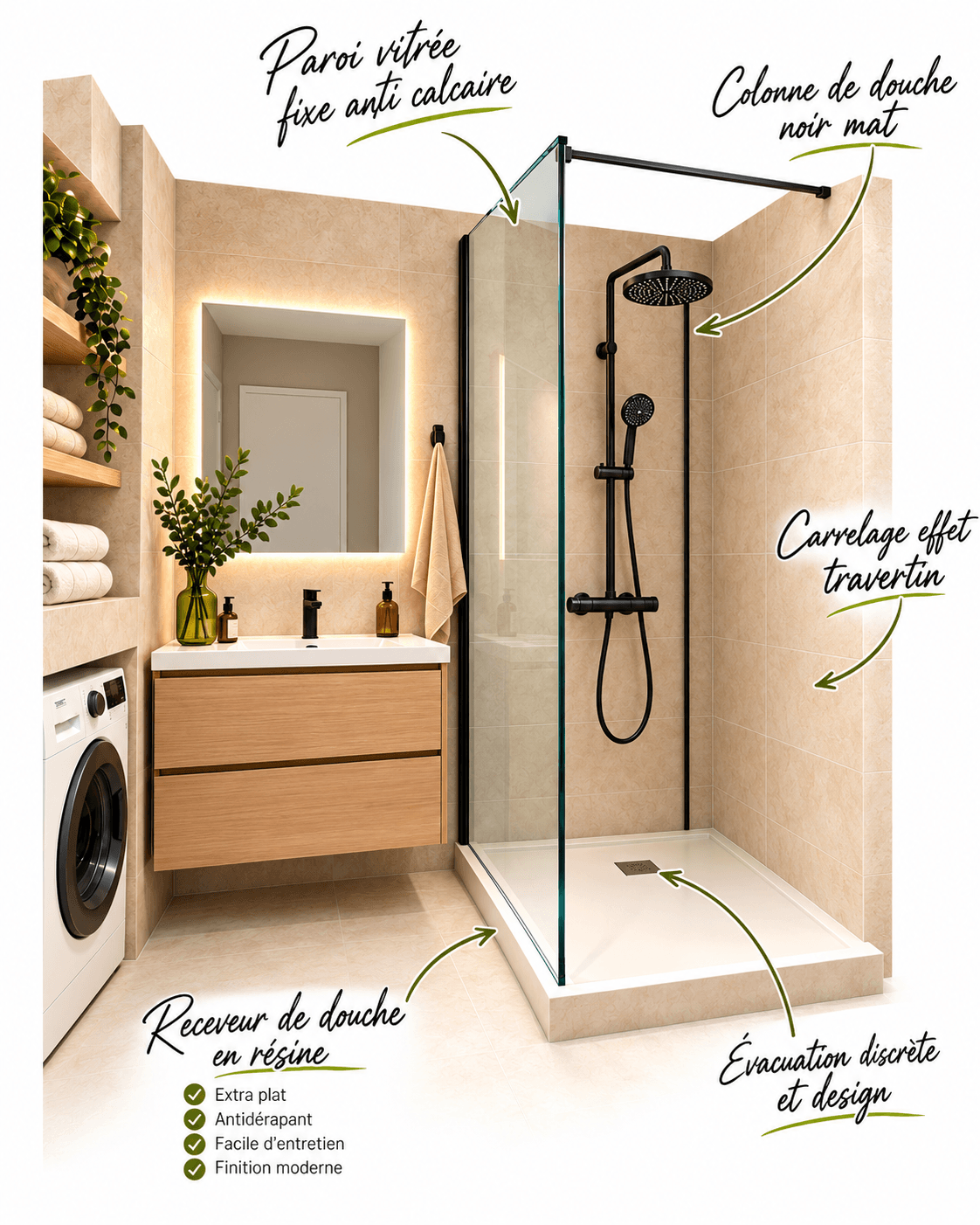 Douche a l'italienne - Bordeaux Douche a l'italienne - Bordeaux