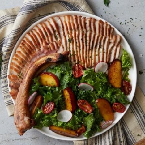 TOK盡興食光-嫩煎戰斧豬排佐蜜蘋果 TOK盡興食光-嫩煎戰斧豬排佐蜜蘋果