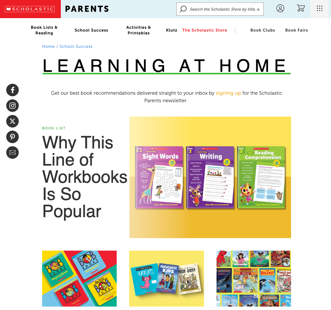 Scholastic Learn At Home Scholastic Learn At Home