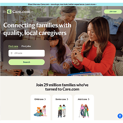 Care.com: Connecting families with quality, local caregivers Care.com: Connecting families with quality, local caregivers