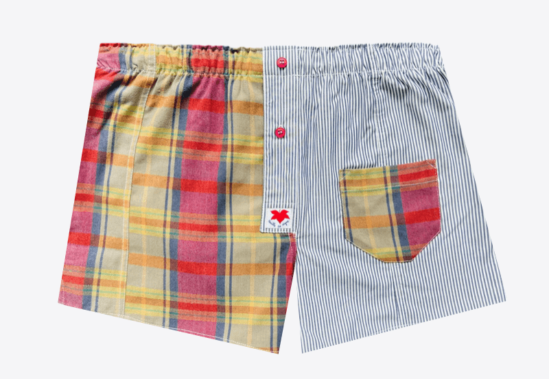 Caleçon homme upcyclé made in france Caleçon homme upcyclé made in france