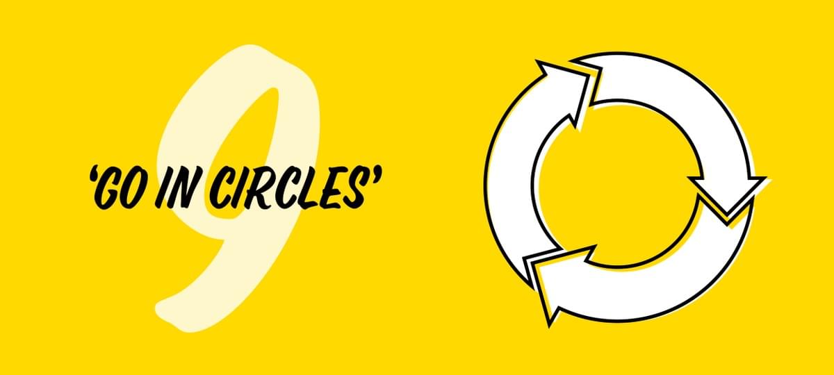 We Are Brass Tacks. internal communications. Employee engagement. HSE. HR. Workplace culture - Three white arrows in a circle on yellow background. We Are Brass Tacks. internal communications. Employee engagement. HSE. HR. Workplace culture - Three white arrows in a circle on yellow background.