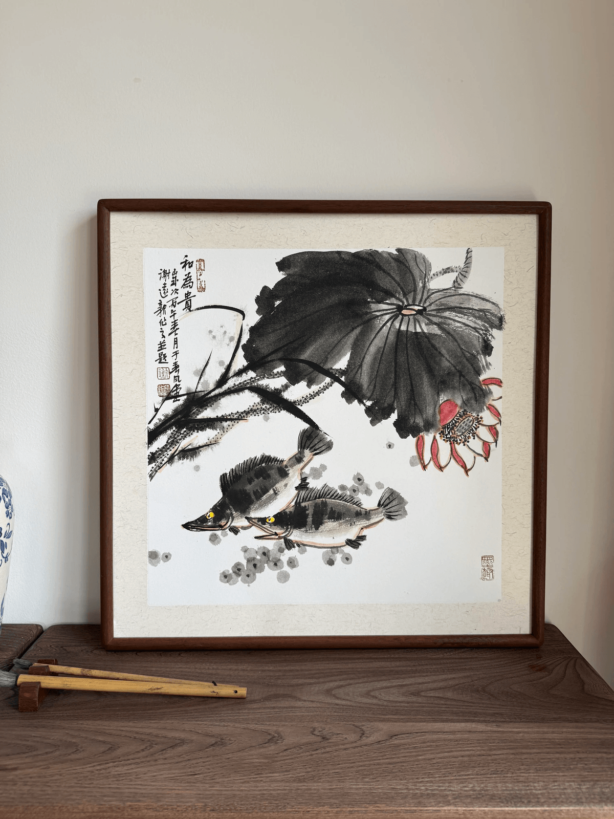 《和风有余》谢远新教授原创手绘国画