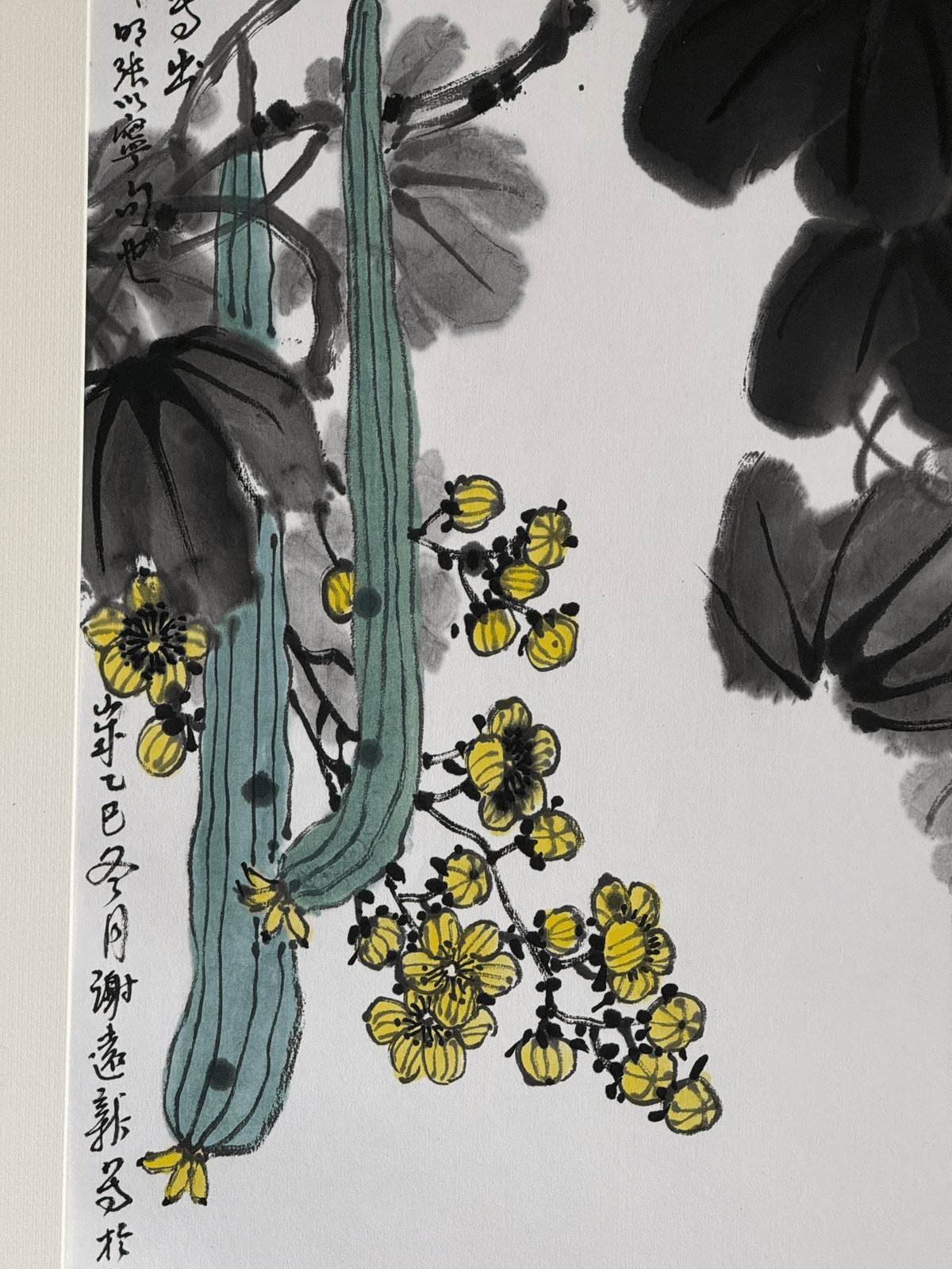 《思念》谢远新教授原创手绘国画