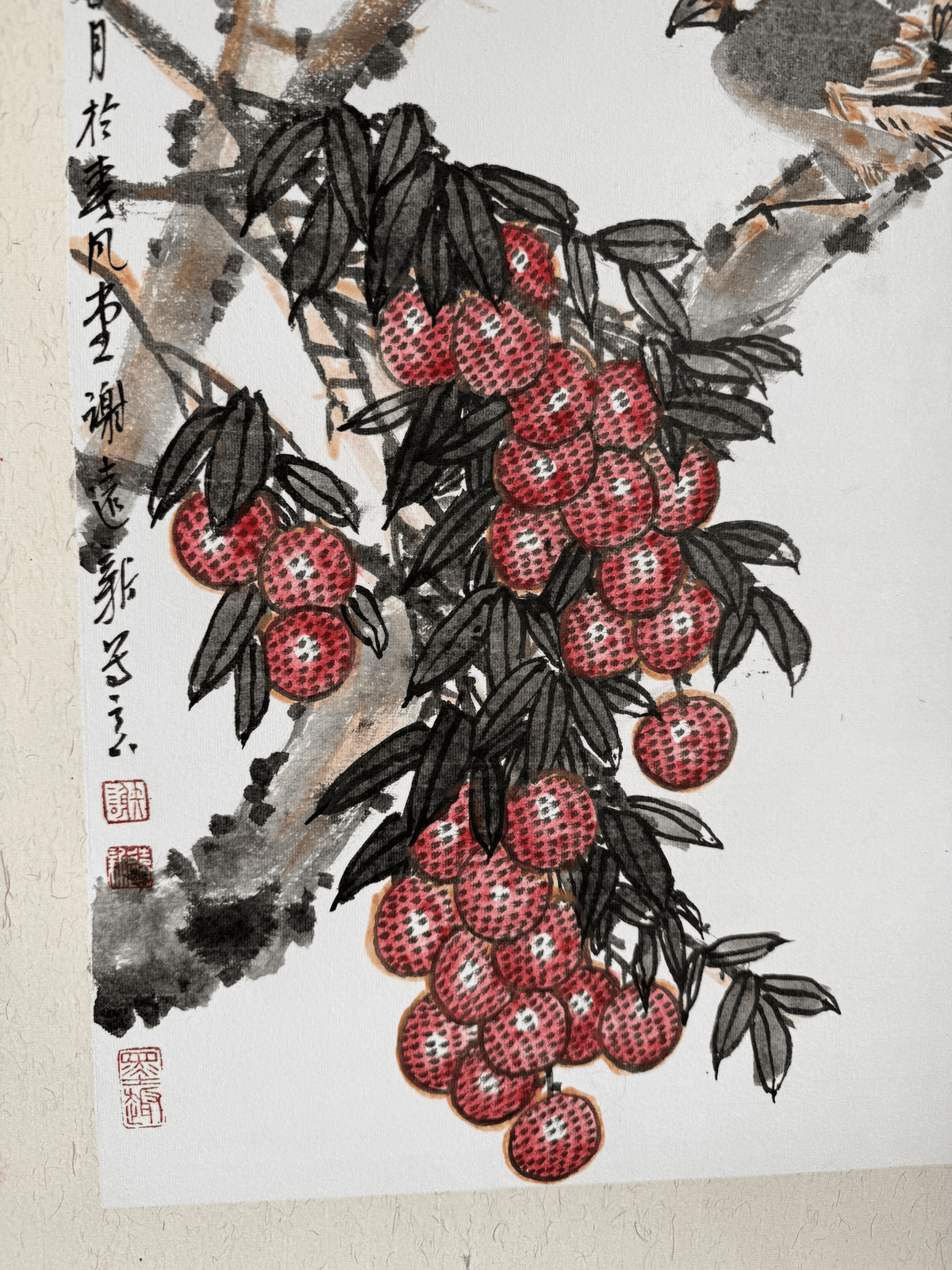 《大吉大利》谢远新教授原创手绘国画