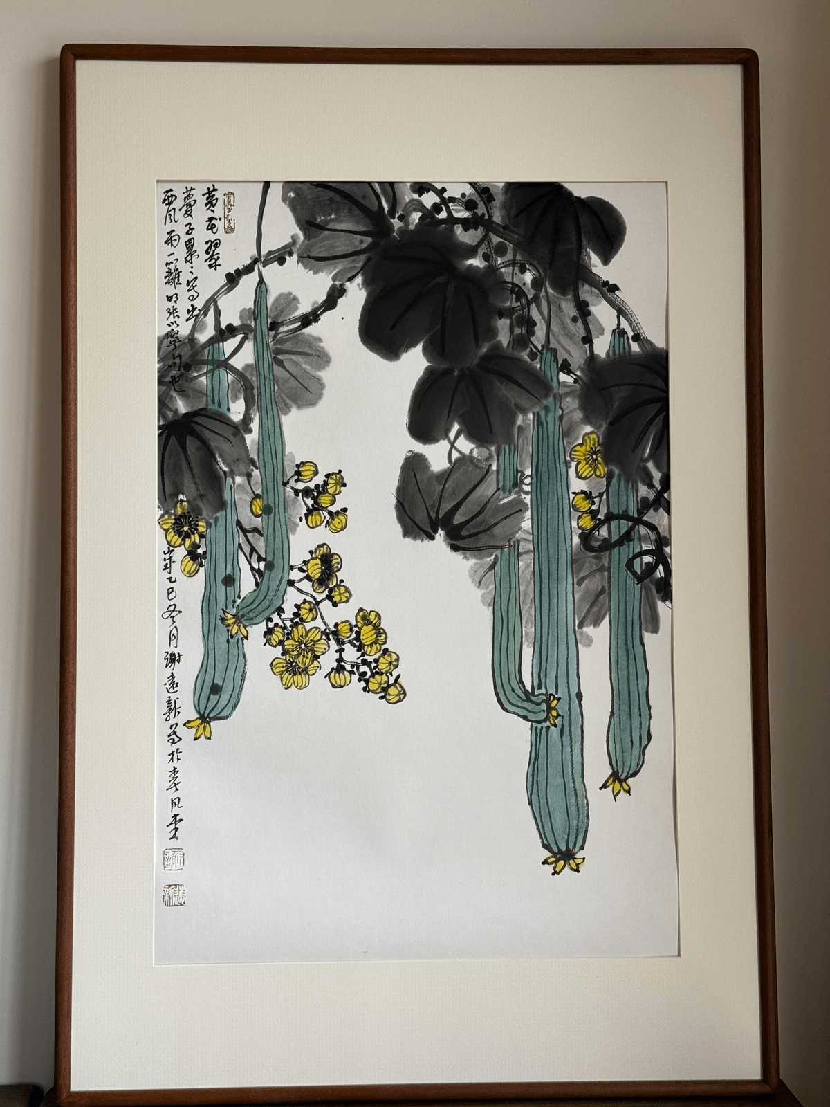 《思念》谢远新教授原创手绘国画