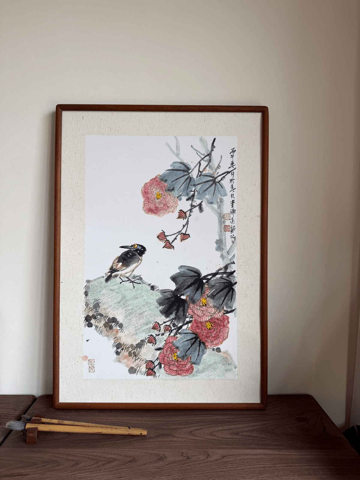 《清芳幽栖》谢远新教授原创手绘国画作品