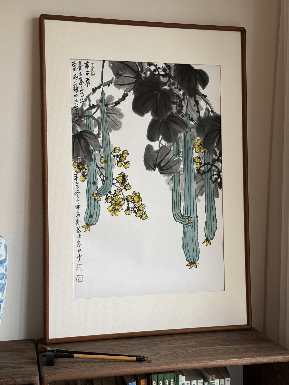 《思念》谢远新教授原创手绘国画