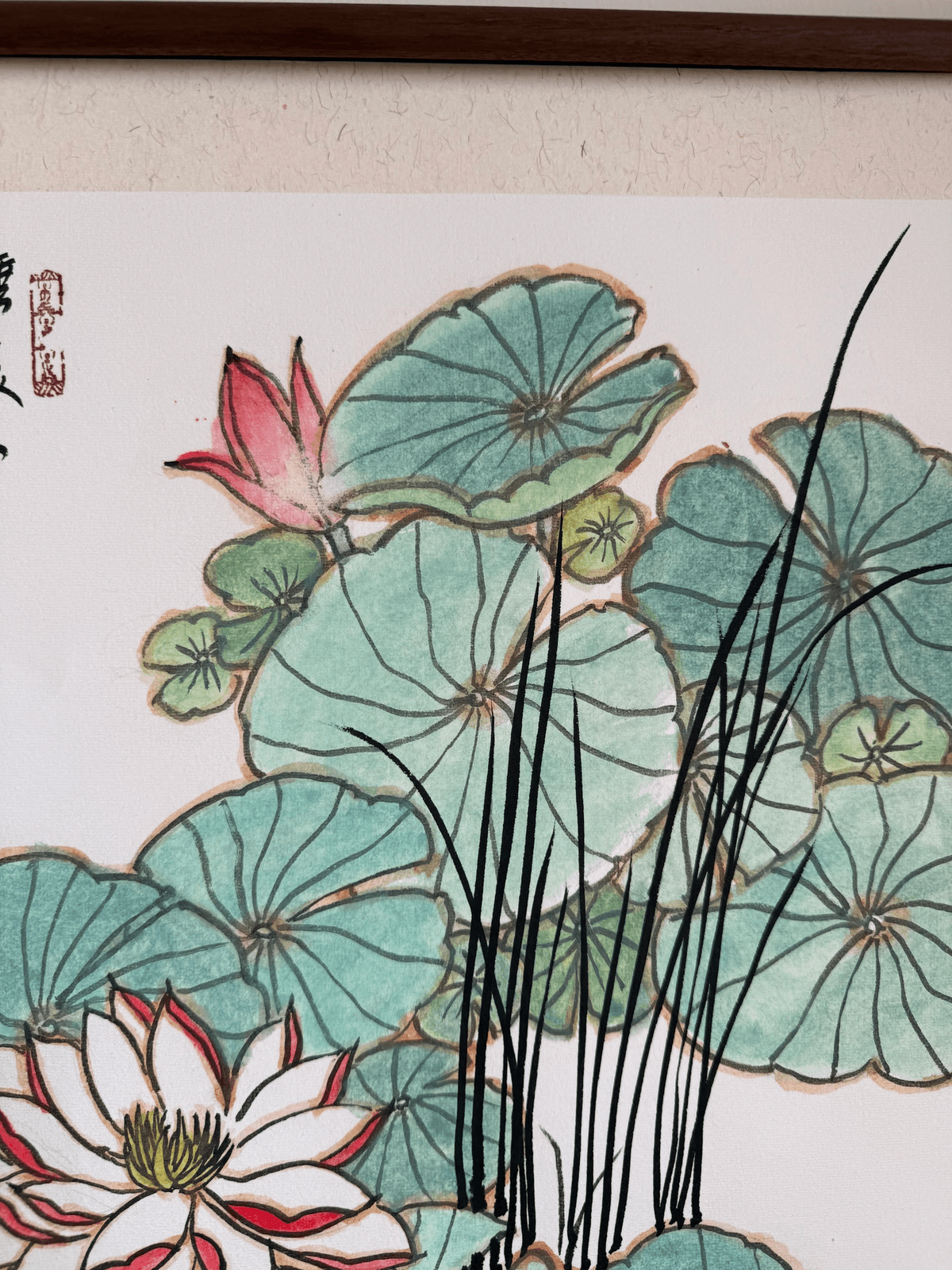 《睡美人》谢远新教授原创手绘国画作品