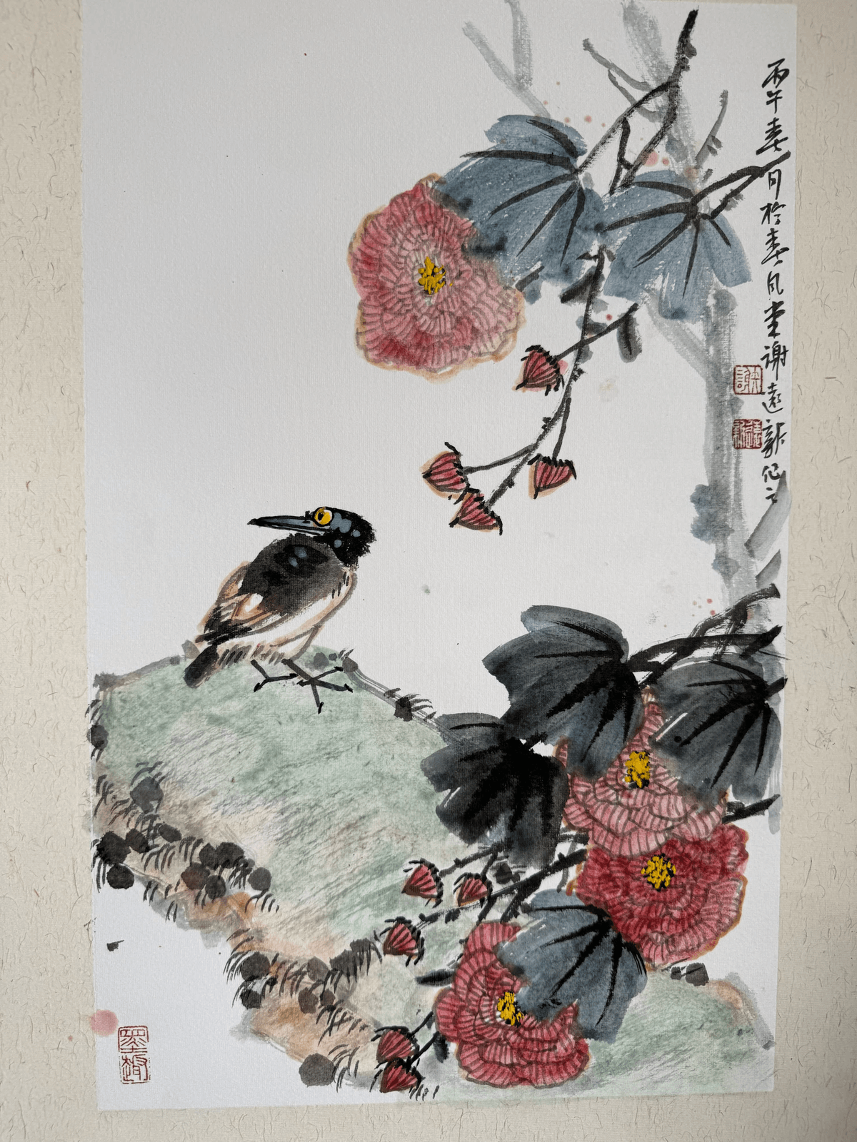 《清芳幽栖》谢远新教授原创手绘国画作品