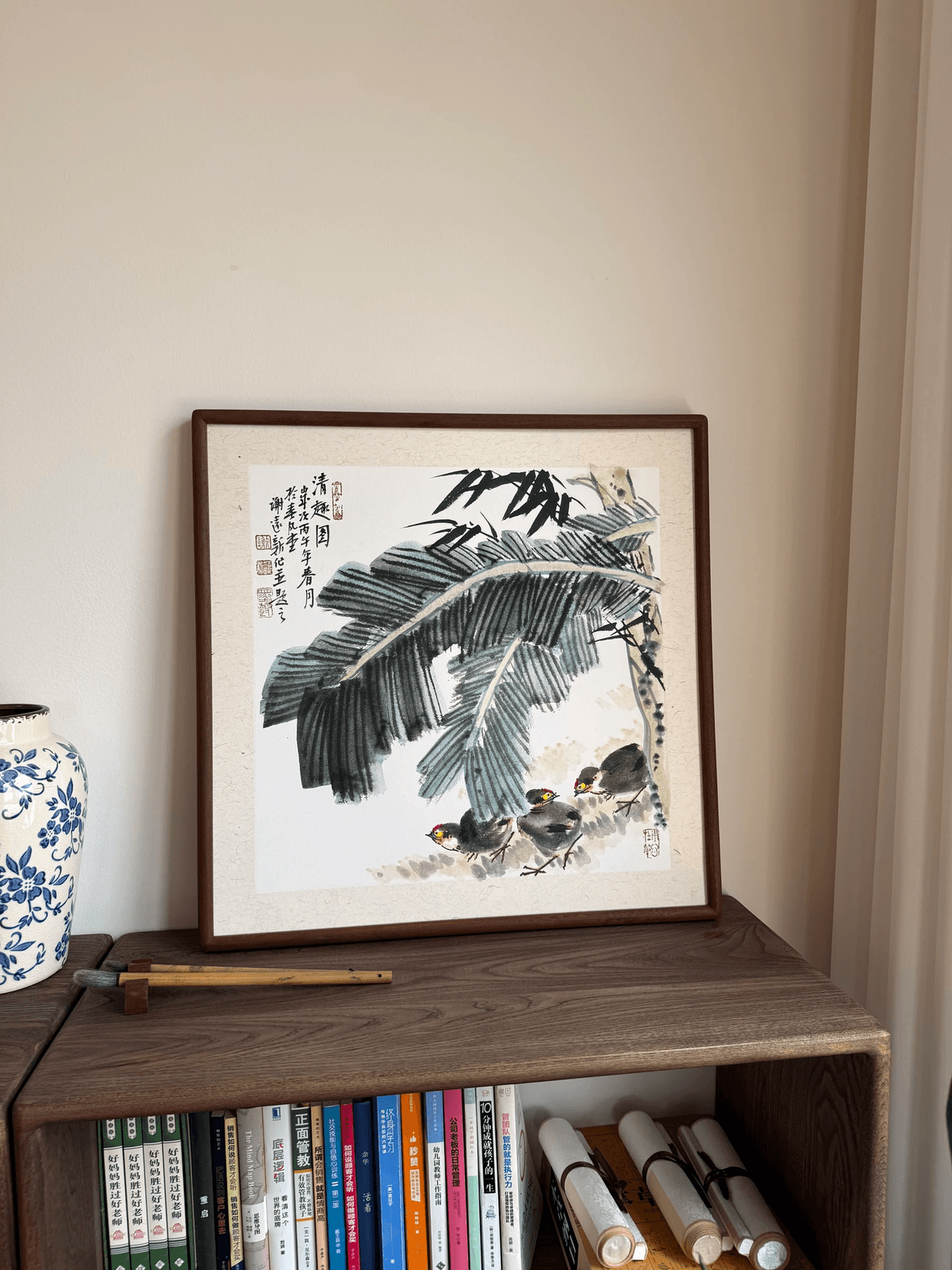 《清趣图》谢远新教授原创手绘国画作品