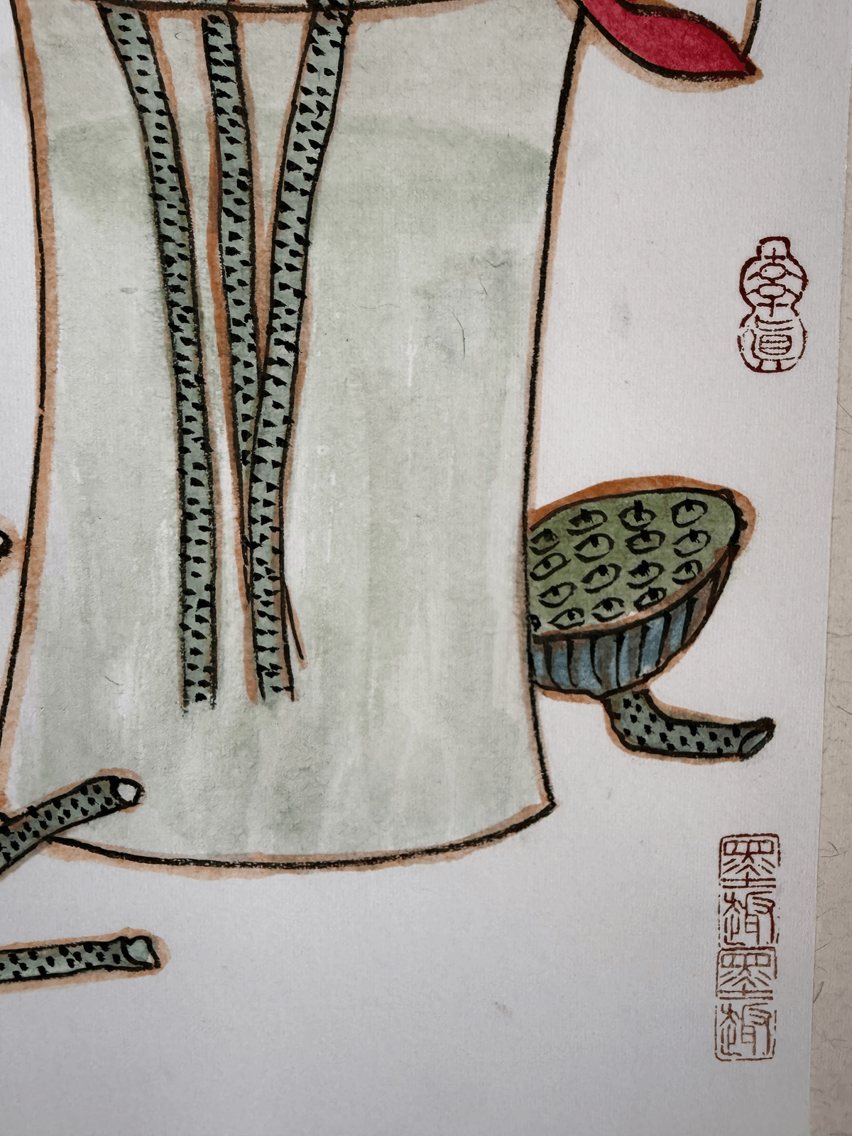 《清荷雅集》画家谢远新教授原创手绘国画作品