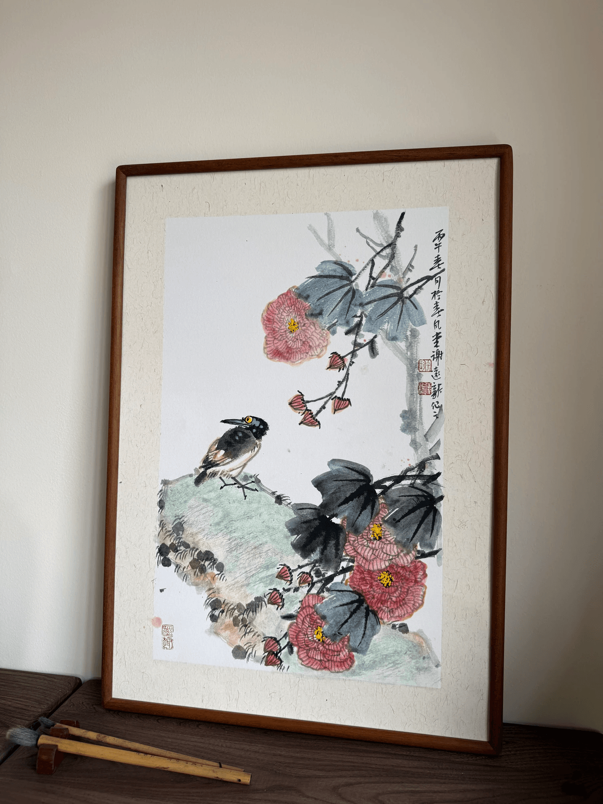 《清芳幽栖》谢远新教授原创手绘国画作品