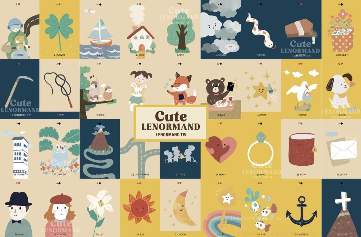 雷諾曼占卜卡有多直白?直接回應你的直球式問題|雨露均占|西洋牌卡骨董店|塔羅|雷諾曼|占卜術 雷諾曼占卜卡有多直白?直接回應你的直球式問題|雨露均占|西洋牌卡骨董店|塔羅|雷諾曼|占卜術