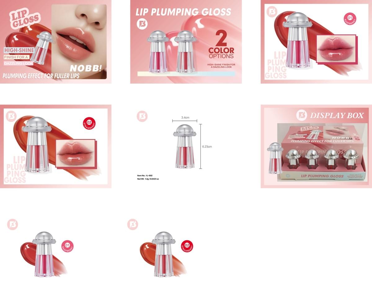 Lip plumping Gloss High-shine finish for a dazzling look