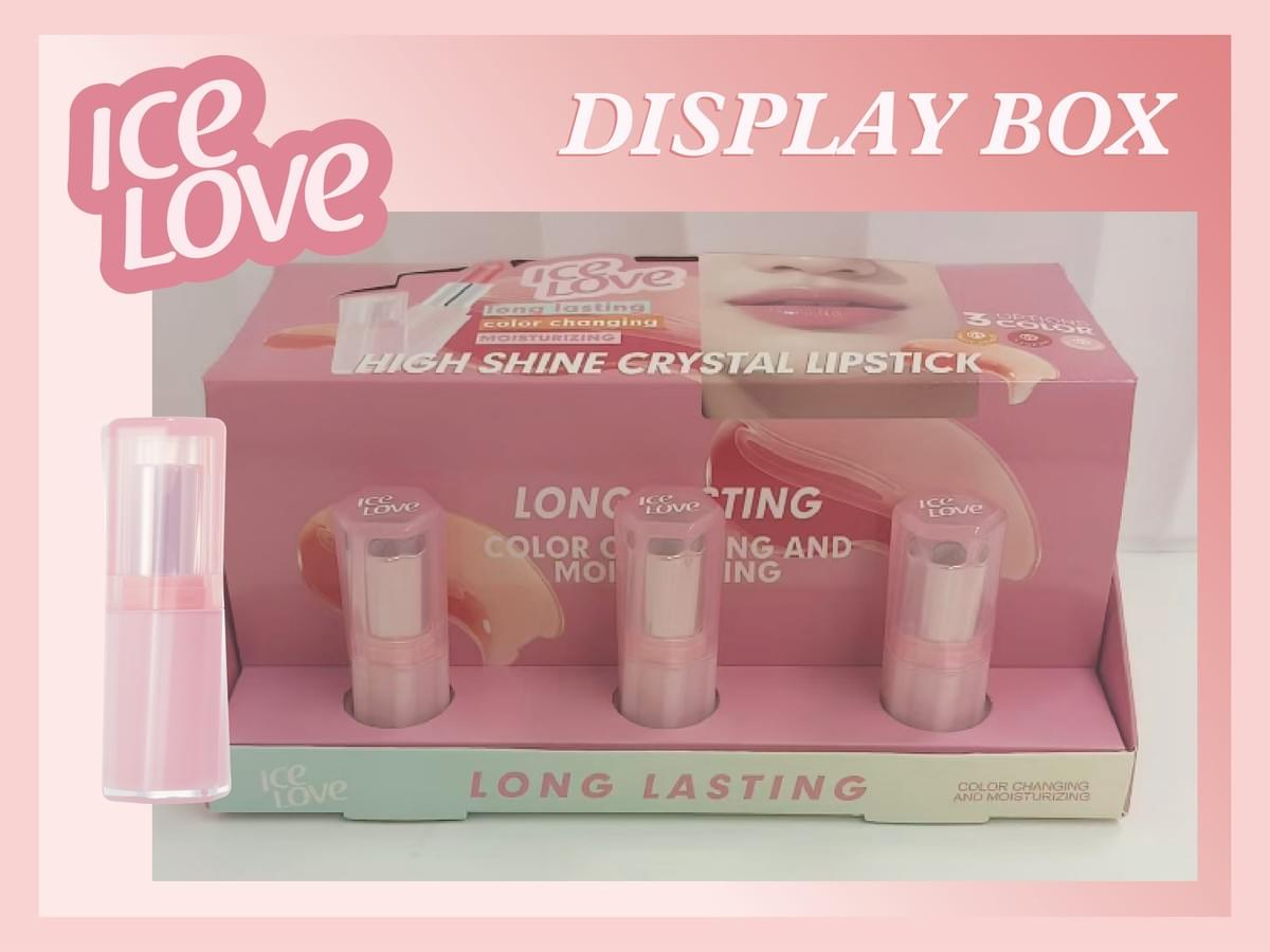 High Shine Crystal Lipstick Color changing and Moisturizing lipstick
