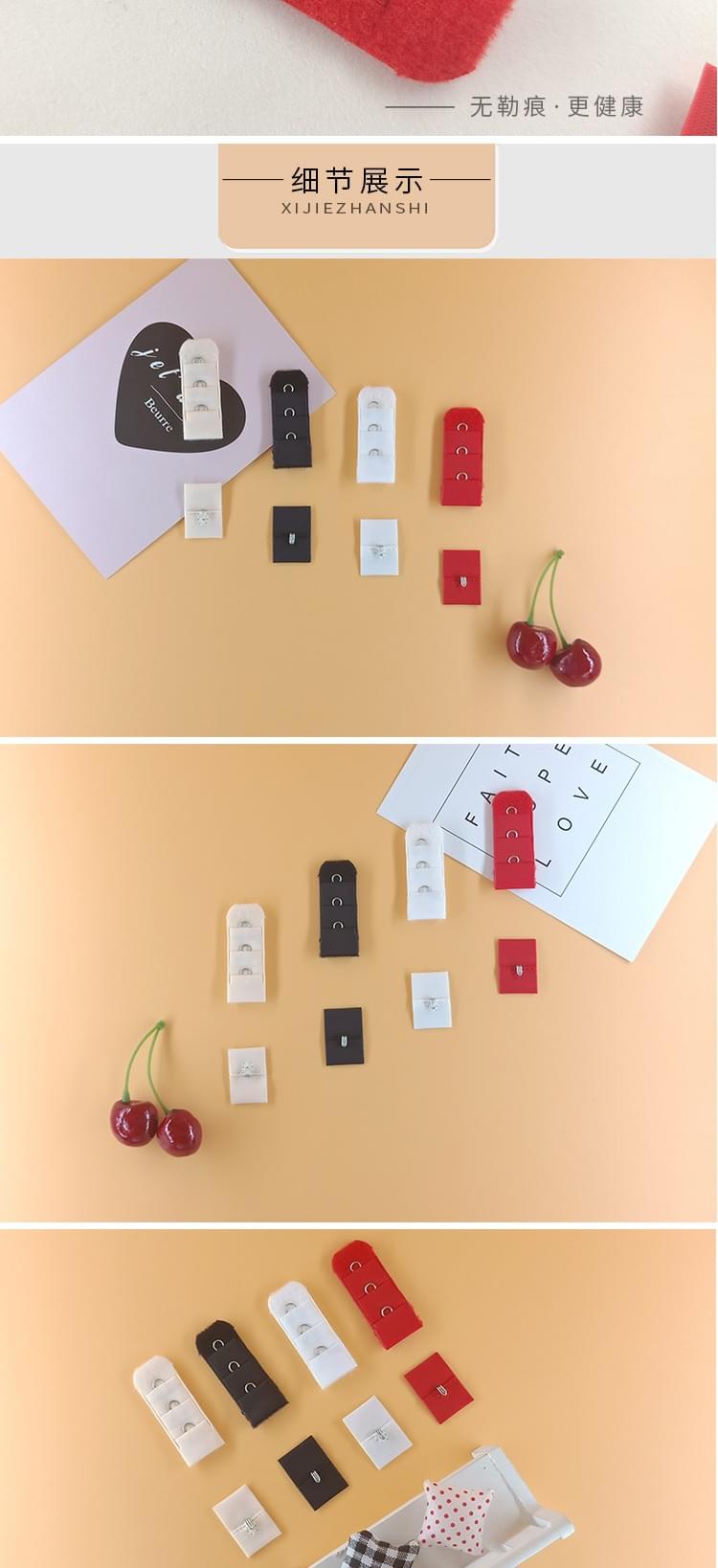 Three rows of one buckle buckle extension buckle