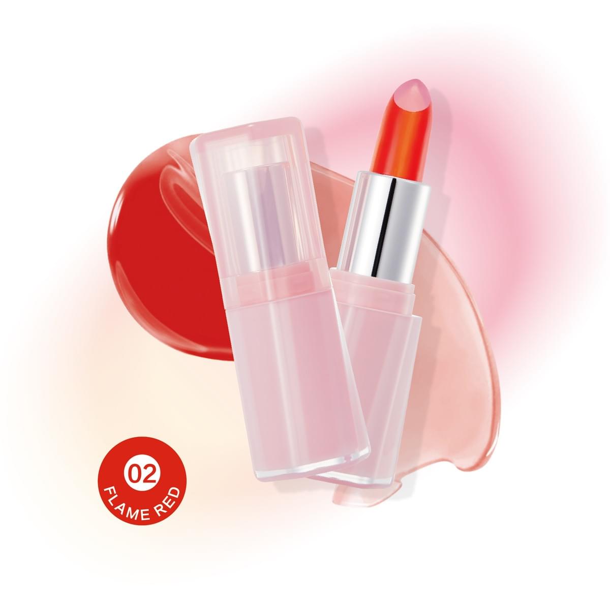 High Shine Crystal Lipstick Color changing and Moisturizing lipstick